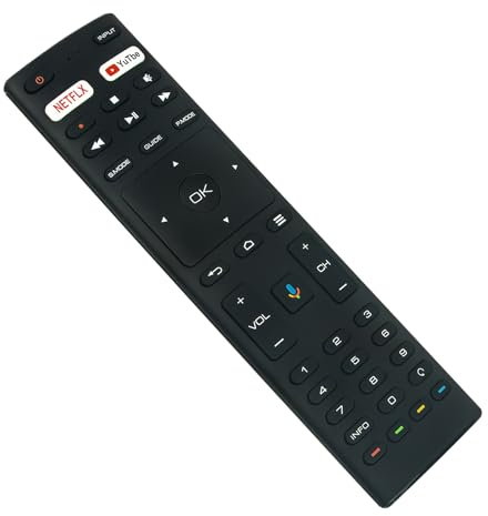 RM-C3363 VINABTY Remplacement de la télécommande vocale appropriée JVC LED TV LT-32KB208 55U55A 32H31A 75U55A 43U55A 40H33A 65U55A 50Q75A RM-C3369/DYON CR-42A-KT1942-1110 BP650USG9200