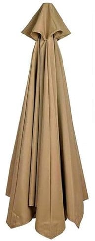 Toile de Rechange Parasol de Jardin Exterieur Deporte 3x3 Polyester imperméable 8 Bras Dessus Parapluie Remplacement