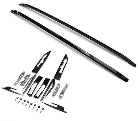 Auto Dachträger Dachgepäckträger Für Land Für Rover Für Range Für Rover Für Evoque 2011 2012 2013 2014 2015 2016 2017 2018 2019 Dachträger Dachreling Gepäckträger Schwarz & Silber(Black Color)