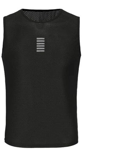 Ärmelloses Fahrrad-Sport-Shirt, Unterwäsche, Rennrad-Trikot, Unterhemd, atmungsaktive Fahrradbekleidung(Black,Asia-3XL)