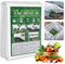 Sylken Gartenvlies Frostschutz Pflanzendecke 35g/m² Vliesstoff Gartenbau Vlies Winterschutz für Pflanzen,Gartenvlies Pflanzenschutz Winter Frost, Atmungsaktiv wasserdurchlässig, (2 * 5M) Weiß