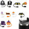 9pcs 3D Halloween Straw Cover Cap for Stanley Cup, 9 Styles Halloween Straw Toppers for 0.39 Inch Straws Spooky Straw Stoppers Tips Compatible with 30 & 40 oz Stanley Cups