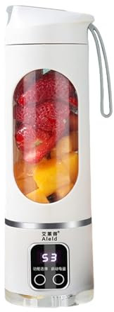 Exprimidor de pantalla digital, licuadoras portátiles para electrodomésticos, botella de cocina, exprimidor eléctrico