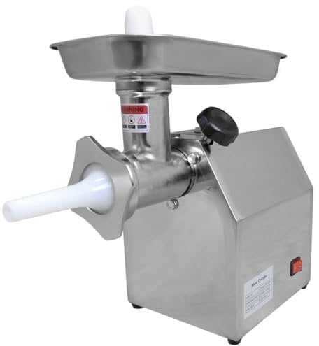 Meat Grinder Commercial Electric Mincer 170KG/Hr Stainless Steel Butchers Sausage Maker Cutter Burger Mince Heavy Duty Blades