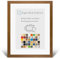 PuzzelMax Puzzlerahmen Bilderrahmen Posterrahmen 60x90 cm Eiche Rustikal Dekor 90x60 cm mit klarem Kunstglas