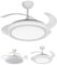JARDIN202 - Ventilador de Techo LED con 4 Aspas 3500-4000-6500K Temporizador, 6 Velocidades, Aspas retráctiles | Tarifa (Blanco)