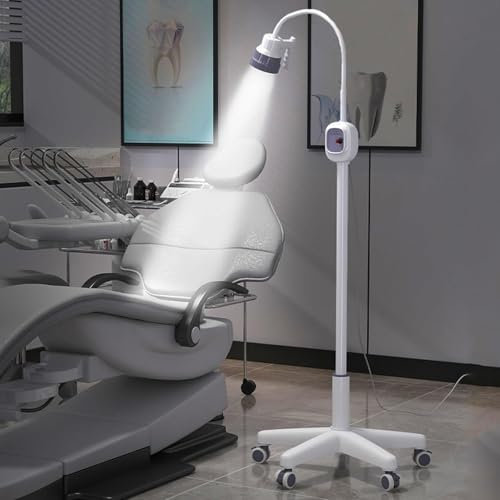 OP-Untersuchungsleuchte, 5 W/12 W OP-Untersuchungsleuchte Mobile, mit Universal Rädern, Medizinische Untersuchungsleuchte für Gynäkologie, Ambulanzen, Stomatologie(12W)