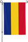 Bandiera della Romania bandiere da patio double face, vibranti striscioni da patio 71,1 x 101,6 cm per barbecue estivi e picnic