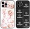Custom Personalized Pictures Phone Case for iPhone 16 15 14 13 12 11 Pro Max Plus XR X 8 7 6, Customized Photo Case Black Liquid Silicone Soft Rubber Cover, Gift for Birthday Friends Family (7 Photo)