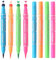 Eyeliner Stamp, Longwear Double-Head Liquid Pen, 4 Color Eye Stencil Makeup Tool, Star, Moon, and Heart Shapes for and Special Occasion Looks