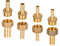 JIEYUZYUO 3 Pièces, Raccords En Laiton 6 Mm-19 Mm, Queue Cannelée, Connecteur Mâle Femelle 1/2 Bsp, Adaptateur de Coupleur En Cuivre/Pc19-04