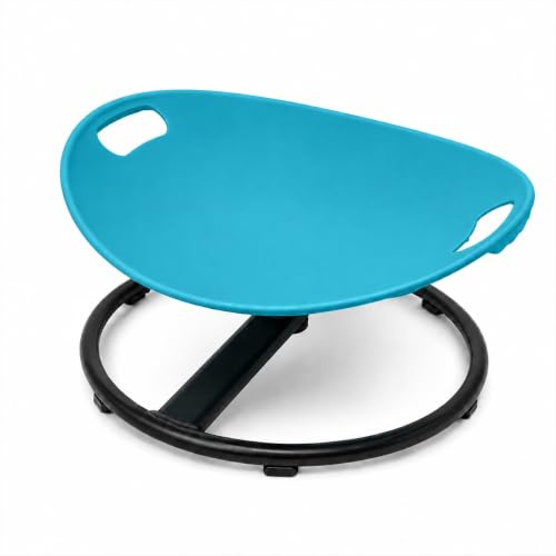TopHomer Sedia girevole per bambini con autismo, girevole a 360°, colore: blu