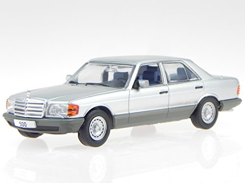 WHlTEBOX Mercedes W126 500 SE 1979 Silber Modellauto WB179 Whitebox 1:43
