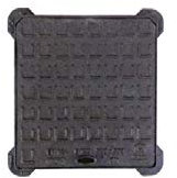 SI TOMBINO CHIUSINO TELAIO CON COPERCHIO GHISA 50x50 cm B125 LUCE 40X40