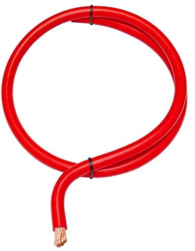 1m Fly Fahrzeugleitung Rot 50mm² rund Kabel Litze KFZ Stromkabel