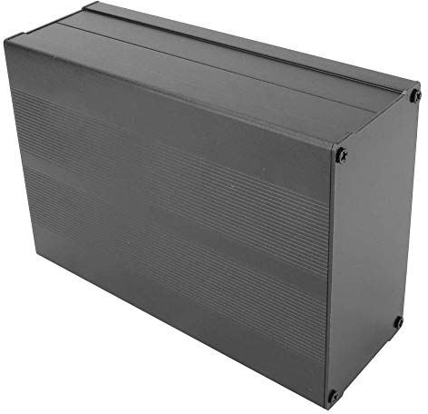 Tyenaza Caja de Aluminio Proyectos Electronica, Proyecto de Placa de Circuito ElectróNico de Bricolaje Cajas de Aluminios Accesorios para Productos ElectróNicos(55x106x150mm)