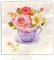 100-Pack Decorative Napkins,Cute Teacup Bright Flowers Nature Plant 2Ply Disposable Paper Party Napkins Serviettes 33Cmx33Cm Ideal For Decoupage Crafting For Bridal Shower,Tea Party,Luncheon