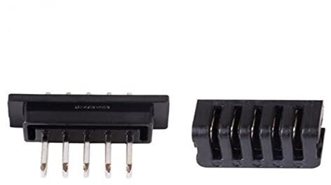 ZLiT A Pair Battery Power Box Discharge Connector 5 Pins Male Female Fit for Hailong Pro Battery Case Plug Parts (hailong pro 5 pin)