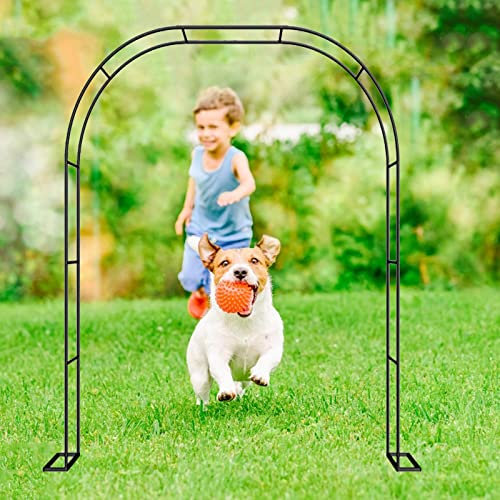 Lnder Metall Gartenbogen Für Kletterpflanzen Rankhilfe Pergola Torbogen Robuster Rosenbogen Breite 80cm-350cm Für Outdoor Außenbereich Garten Rasen Hinterhof (Size : W80xH200cm/31x79inch)