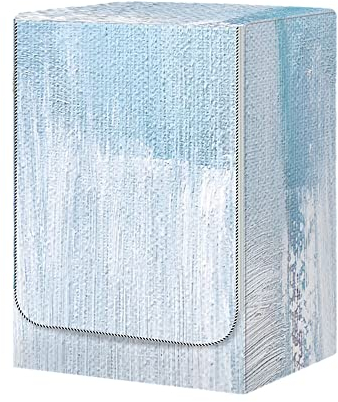 Highdi Waschmaschinenabdeckung Wasserdichter, Staubdicht Sonnenschutz für Frontlader Waschmaschine Staubdichte Staubdichte Abdeckung (S-Kapazität 4-7.5kg,Hellblau)