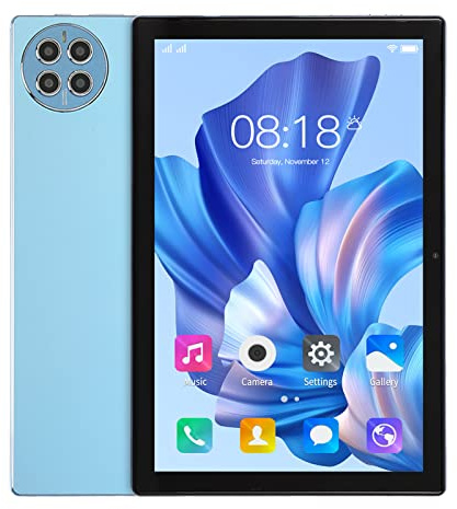 Tablette 10 Pouces, 12 Go de 256 Go de ROM, Prise en d'une Extension de 512 Go, Grande Batterie 10000 MAh, écran IPS 1920 X 1200, Appareil Photo 8 MP + 20 MP, pour (Bleu)