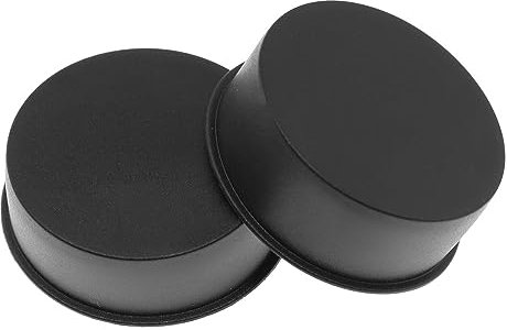 Maxmoral 20pcs Cabinet Hinge Covers 35mm Black Plastic Hinge Hole Cover Caps for Kitchen Cabinet