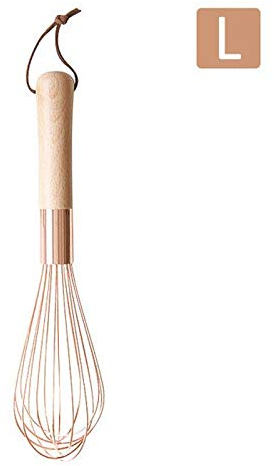 BBAUER for la Cuisson en Acier Inoxydable Fouet Batteur à Oeufs, Or Rose Mini Fouet Manuel Fouet Lait Oeufs Mélangeur Mélangeur Cuisine Ustensile Agitateur