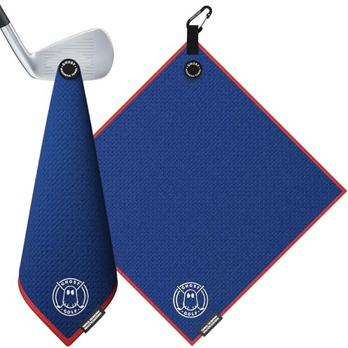 GHOST GOLF Magnetic Golf Towel, Blue