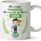 MUGFFINS Tazas Personalizadas para CAMARERO hombre - En Español - Eres Mejor del Mundo - 11 oz / 330 ml - Regalo Personalizable original y divertido