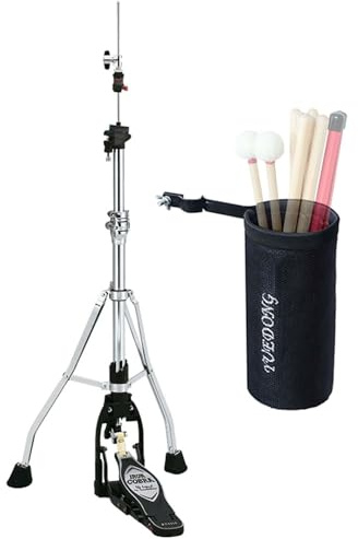 Tama HH905D Hihat Pedal Hihat Maschine Iron Cobra Lever Glide + keepdrum DSC01 Drumstick-Halter
