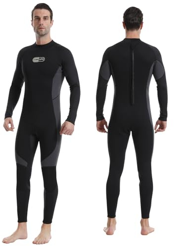 Gimilife Combinaisons de Plongée pour Homme et Femme, Combinaison Plongée Homme Shorty 3MM/ FullWetsuit Néoprène Femme pour Rester au Chaud dans l'eau Froide Lors de Plongée, Ssurf, Snorkeling