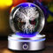 IFOLAINA Boule de cristal 3D en forme d'arbre de vie - Figurines en verre pour décoration d'intérieur - Décoration Fengshui idéale pour la décoration de la maison