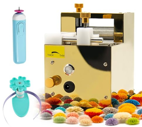 YXFAZPP Electric Paper Quilling Tool Kit-Automatic Tassel Paper Cutter with Adjustable Width andSpeed,Includes Quilling Paper Volume Pen&Quilling Paper Crimper for DIY Enthusiasts (With battery)
