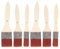 Nylon Wool Varnish Painting Brush Set for Gouache, Watercolor, Acrylic & Oil - Artist ' s Choice, Elastic &