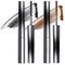 Facelove Iron Eye Mascara, 3D Curling Eisenlocke Mascara, Langanhaltend, Wasserfest und Schweißfest (Schwarz+Braun, Natürlicher Stil)