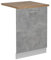Vicco Coperchio per lavastoviglie R-Line, Calcestruzzo, 60 cm, PL Rovere