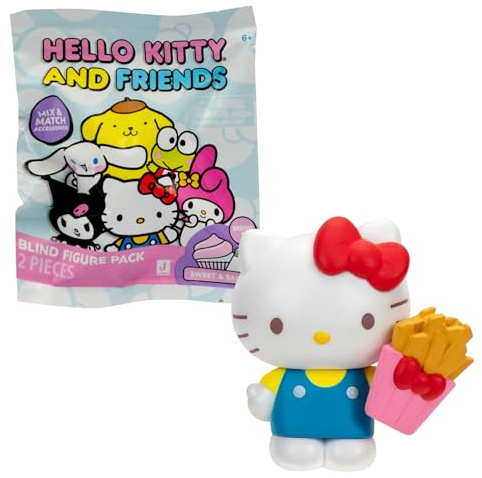 Hello Kitty, HKT07 - Bolsa de 1 Figura, 5 cm, diseño Aleatorio, para niños a Partir de 6 años