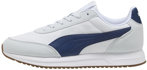 PUMA Erwachsene R78 Lightwind Sneakers 39, White Blue Jewel Silver Mist Gray