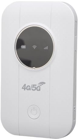 Denash Routeur Hotspot WiFi 4G 5G LTE Portable, Prise en Charge des Appareils de 300 Mbps 10 Appareils, avec Une Batterie de 3650mAh pour Le Camping RV Travel