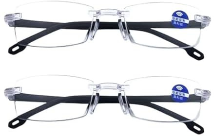 Generisch Intelligente Zoom Brille Automatische Fokuseinstellung Damen Männer, Intelligente Brille Nah Und Fern Mit Autofokusgläser, Multifokale Presbyopiebrille, Anti-Blaulicht