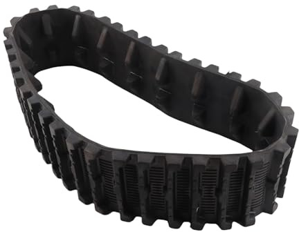 EIMSOAH Gummiketten, Radreifen mit Hoher Traktion für ATV, UTV, Schneefräse, 1 Stück, Universelle Gummikette für Go-Kart, Langlebige Gummireifenkette für Alle Wetterbedingungen