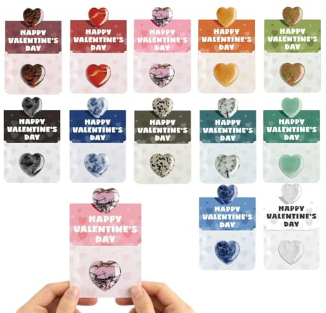 Valentinstag Karte Für Ehemann Kompakte Postkarte Mit Herzförmigem Stein