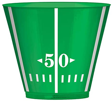 amscan Football Plastic Party Tumblers