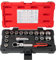 KS Tools 922.4040 - Coffret de douilles traversantes 3/8'' + 1/2'' - 10 à 24 mm - Gamme TRIPLEplus® - Entraînement 19 mm mâle - Finition chromée satinée - 17 pièces