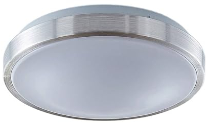 Lindby LED Deckenleuchte Emelie (Modern) in Alu aus Aluminium (1 flammig,) - Lampe Deckenlampe Wohnzimmerleuchte