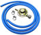 PuntoCasaStore REGOLATORE Fisso Bassa Pressione Barbecue STUFE FORNELLI Gas + 2 MT Tubo GPL + 2 Fascette