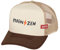 Coastal Trucker Cap HFT MOINZEN White/Brown/Khaki, Size:ONE Size