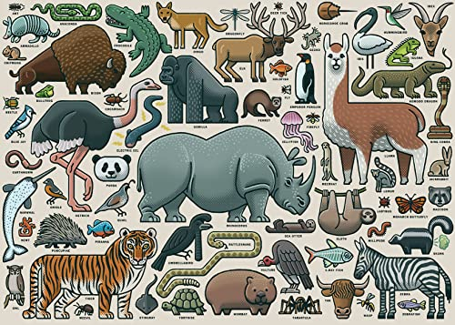 Ravensburger You Wild Animal 1000 Piece Jigsaw Puzzles for Kids Age 12+