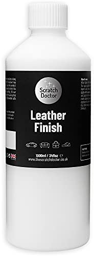 Scratch Doctor Leather Sealant Finish Waterproof and Scratch Resistant Leather Top Coat Suitable for Furniture Sofas Car Seats Shoes Bags and More (Satin, 1 Litre)