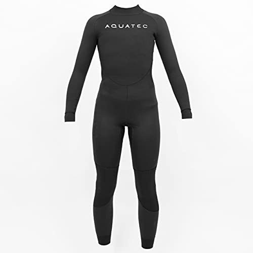 AQUATEC Traje de neopreno de longitud completa para niños - 6 opciones de talla [5-16 años] | 2x espesores de neopreno: 2mm y 4/3mm | Traje de neopreno de cuerpo completo | Deportes acuáticos